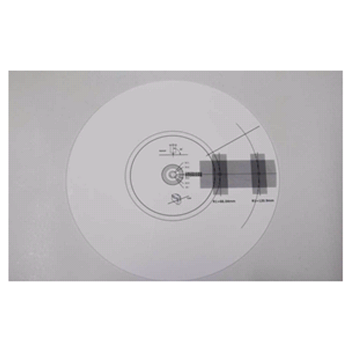 Protractor / Strobedisk Mal for montering av pickup 